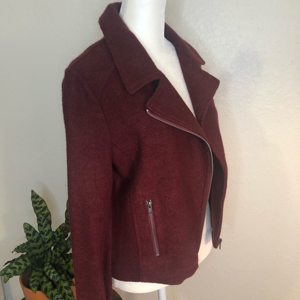 Maroon bomber jacket BB Dakota